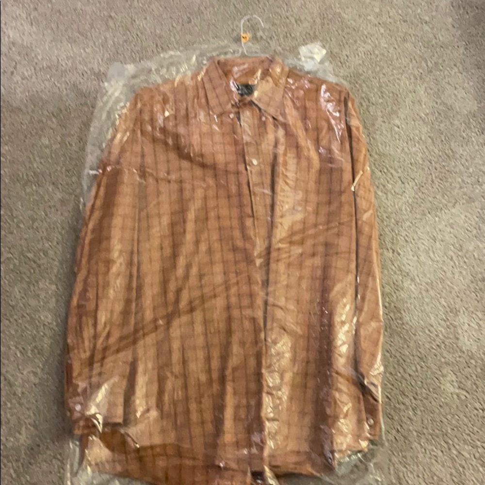 Jos. A. Bank brown dress shirt